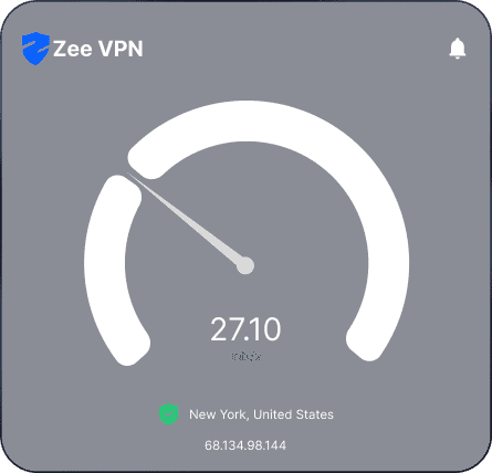 VPN Speedometer UI